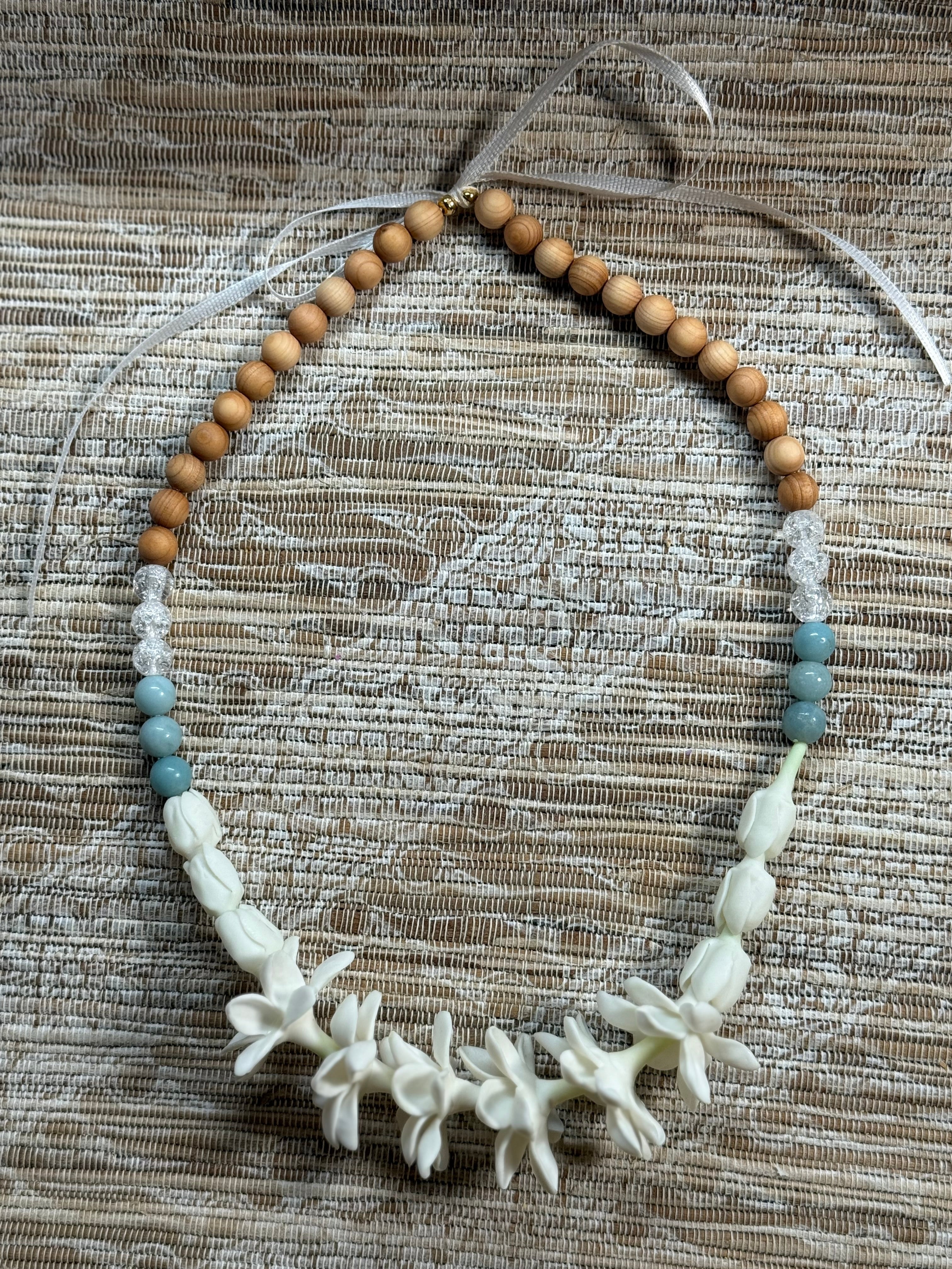Wellness-inspired handcrafted lei jewelry